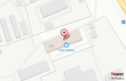 Магазин низких цен Светофор на Объездной улице на карте