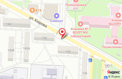 Выбор в Кировском районе на карте
