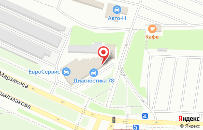 Шиномонтажная мастерская Покрышкинъ на улице Маршала Казакова на карте