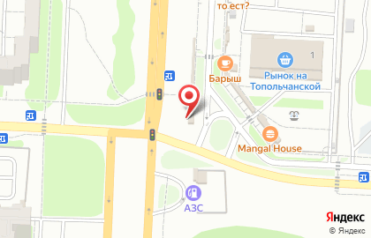 Шиномонтажная мастерская Tires Profi в Кировском районе на карте