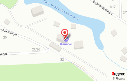 Гостиница Каньон в Ростове-на-Дону на карте