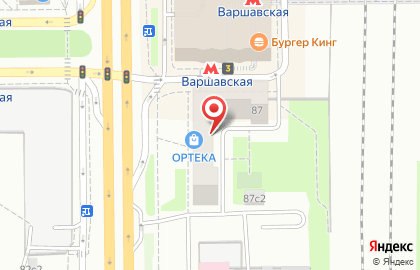 Варшавская, автобусная станция на карте