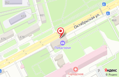 Супермаркет Пятёрочка на Октябрьской улице на карте