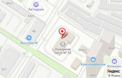 Пожарная часть №32 на улице Газопровод на карте
