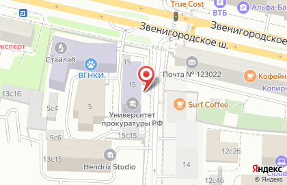 Университет прокуратуры РФ в Москве на карте