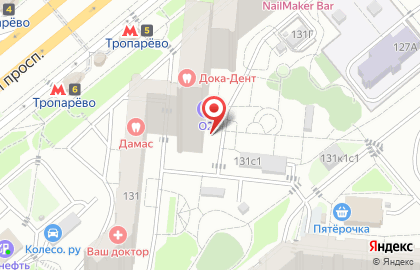 Скарлет на Юго-Западной на карте