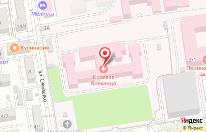 Ставропольская краевая клиническая больница на улице Семашко на карте