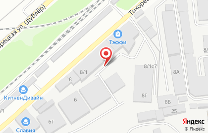 Компания Титан в Карасунском районе на карте