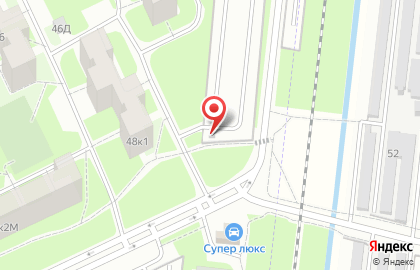 Автостоянка на ул. Подвойского, 50а на карте