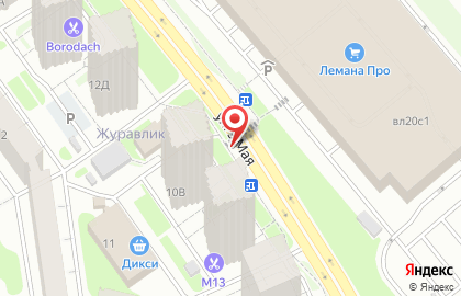 Продуктовый магазин в Москве на карте
