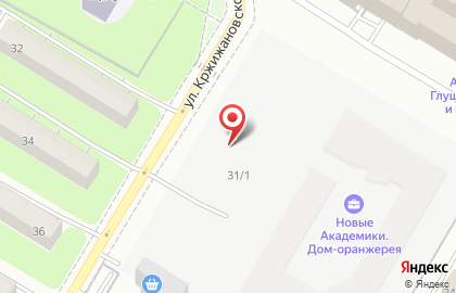 Тепломир на улице Кржижановского на карте