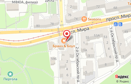 Кафе в Калининграде на карте
