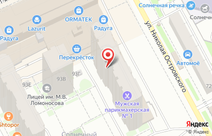 Салон красоты Татьянин день на улице Николая Островского на карте