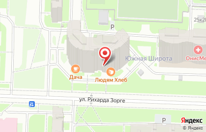 Ателье на Рихарда Зорге 4 на карте