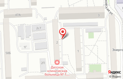 Городская детская клиническая больница №1 на Ангарской улице на карте