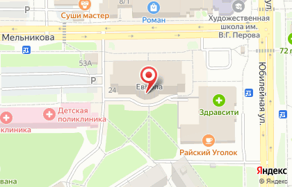 Мастерская праздника в Тобольске на карте