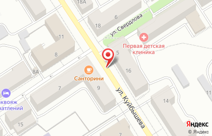 Центр социальной работы г. Петрозаводска на улице Куйбышева на карте