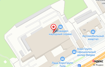 Банкомат Газпромбанк, филиал в г. Туле на Рязанской улице, 7 на карте