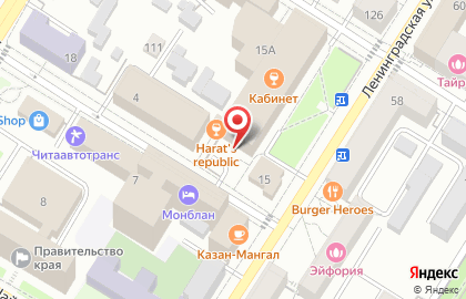 Контрольно-счетная палата Забайкальского края на карте