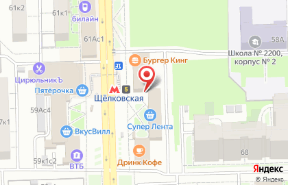 Оптика на 9-й парковой 68к4 в Северном Измайлово на карте