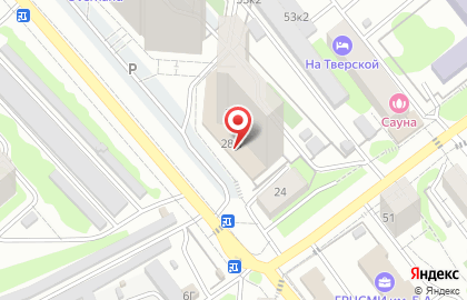 Супермаркет Пятёрочка в Ленинском районе на карте