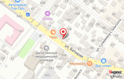 Гастроном в Махачкале на карте