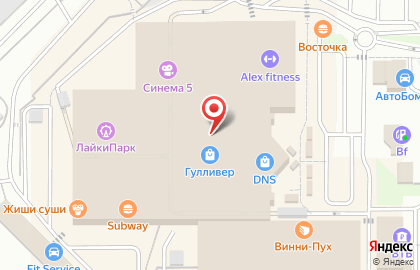 Магазин текстиля для дома Формула сна в ТЦ Гулливер на карте