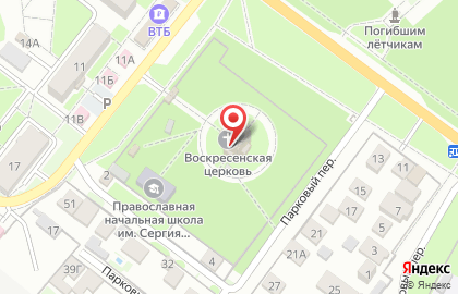 Храм Воскресение Словущее на карте
