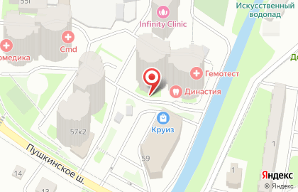 Семейная парикмахерская на Московском проспекте на карте