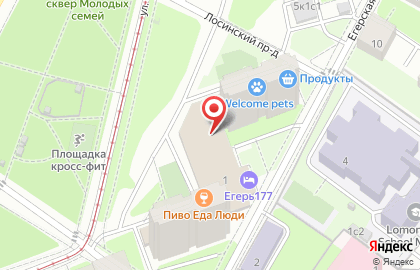 Хостел Егерь177 на карте