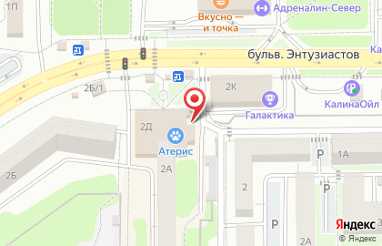 ЗАО Роспечать на бульваре Энтузиастов на карте