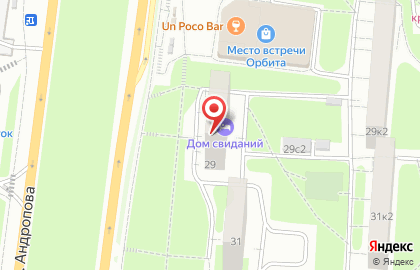 Дом свиданий на Коломенской на карте
