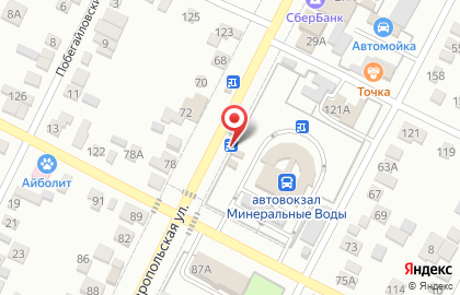 Магазин кондитерских изделий Сладкоежка в Минеральных Водах на карте