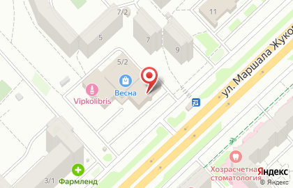 Ассоциация независимых экспертов на улице Маршала Жукова на карте