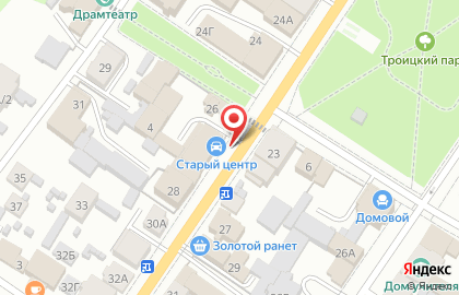 Автокомплекс Старый центр на карте