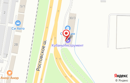 Торгово-сервисная компания Кубань Инструмент в Прикубанском районе на карте