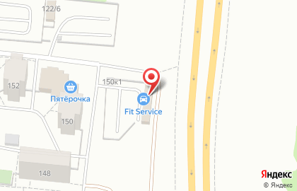 Автосервис FIT SERVICE на улице Петухова, 150а на карте