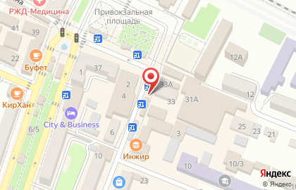 Магазин Куриный двор на улице Карла Либкнехта на карте