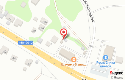 Шиномонтажная мастерская в Москве на карте
