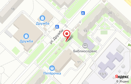 Киоск по продаже фруктов и овощей в Дзержинском районе на карте
