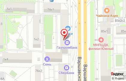 Золото на Варшавском шоссе на карте