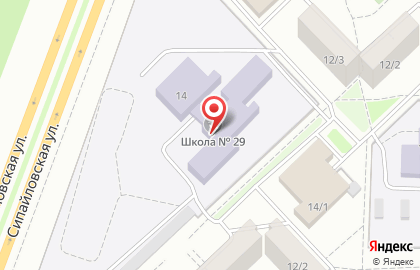 Центр образования №29 на Сипайловской улице на карте