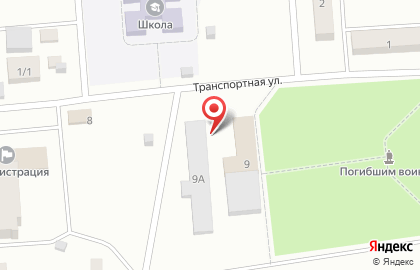 Продовольственный магазин Пригородный на Транспортной улице на карте