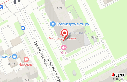 Центр красоты OLA на Будапештской улице на карте