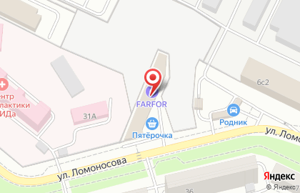 Служба доставки еды Farfor на улице Ломоносова на карте