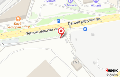 Автозаправочная станция Good oil на улице Ленинградской на карте