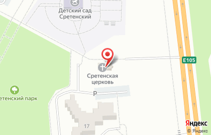 Церковь Сретения Господня на улице Жукова на карте
