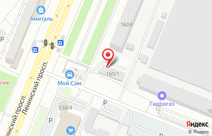 Торгово-сервисная компания ГромКартридж в Железнодорожном районе на карте