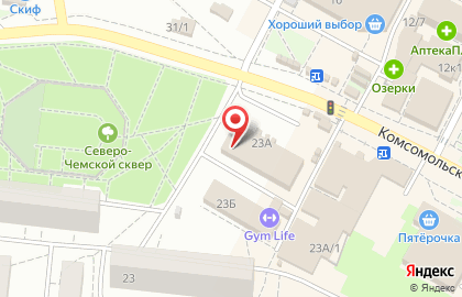 Салон-парикмахерская ПроОбраз в Кировском районе на карте