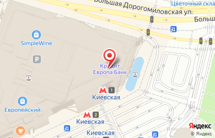 Загораем на Киевской на карте